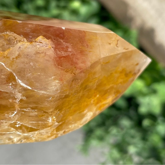 Golden Healer Tower | Yellow Hematoid Quartz Golden Healer Quartz Tower - Picture 17 of 17